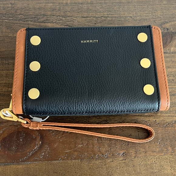 Hammitt Bryant Wristlet Wallet North End Brushed Gold NWT - Picture 4 of 14